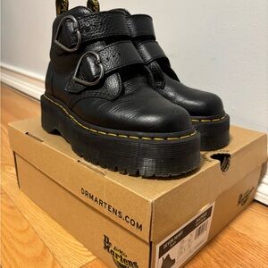 Dr. Martens Black Platform Boots